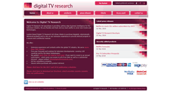 Desktop Screenshot of digitaltvresearch.com